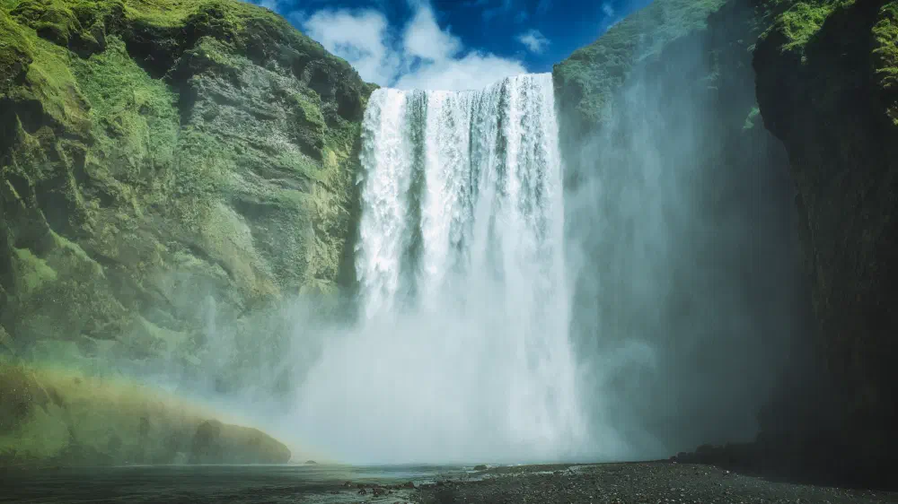 skogafoss waterfall iceland