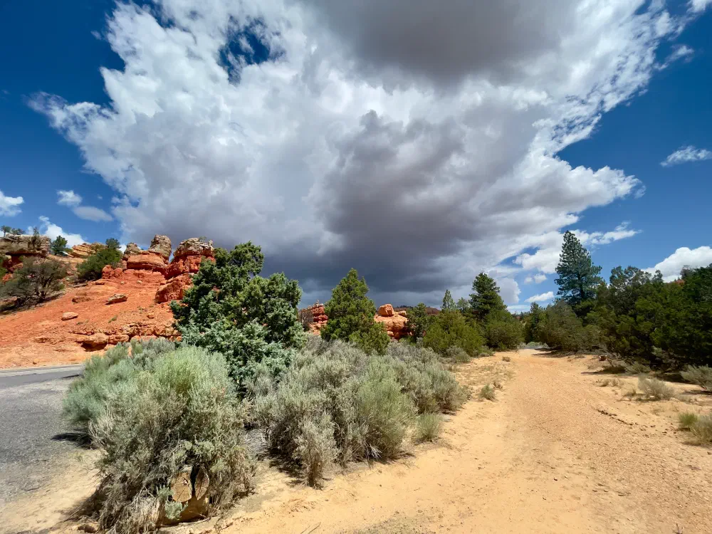 storm clouds canyonlands